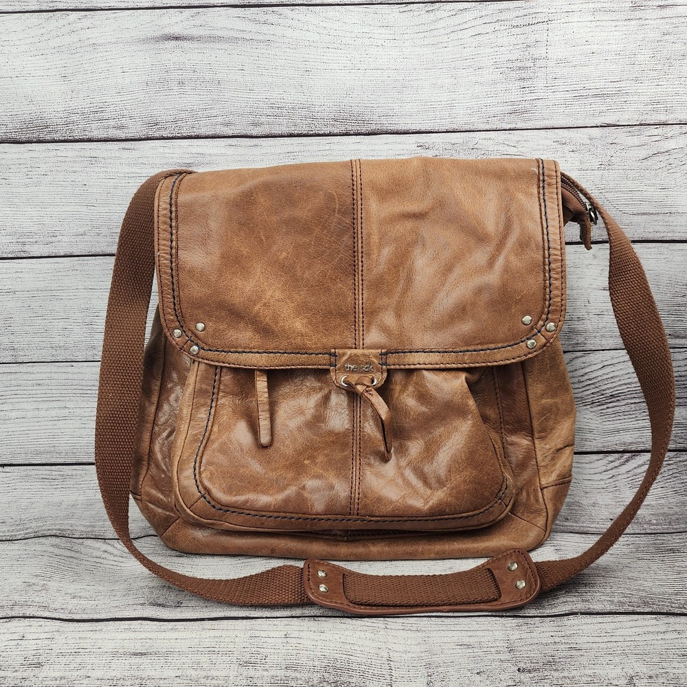 The SAK Ventura Brown Leather Backpack Convertible Shoulder Bag
